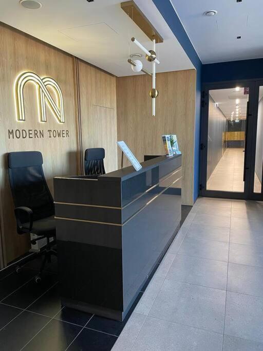 Modern Tower Apartament Gdynia Leilighet Eksteriør bilde