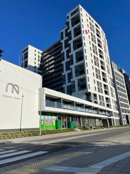 Modern Tower Apartament Gdynia Leilighet Eksteriør bilde